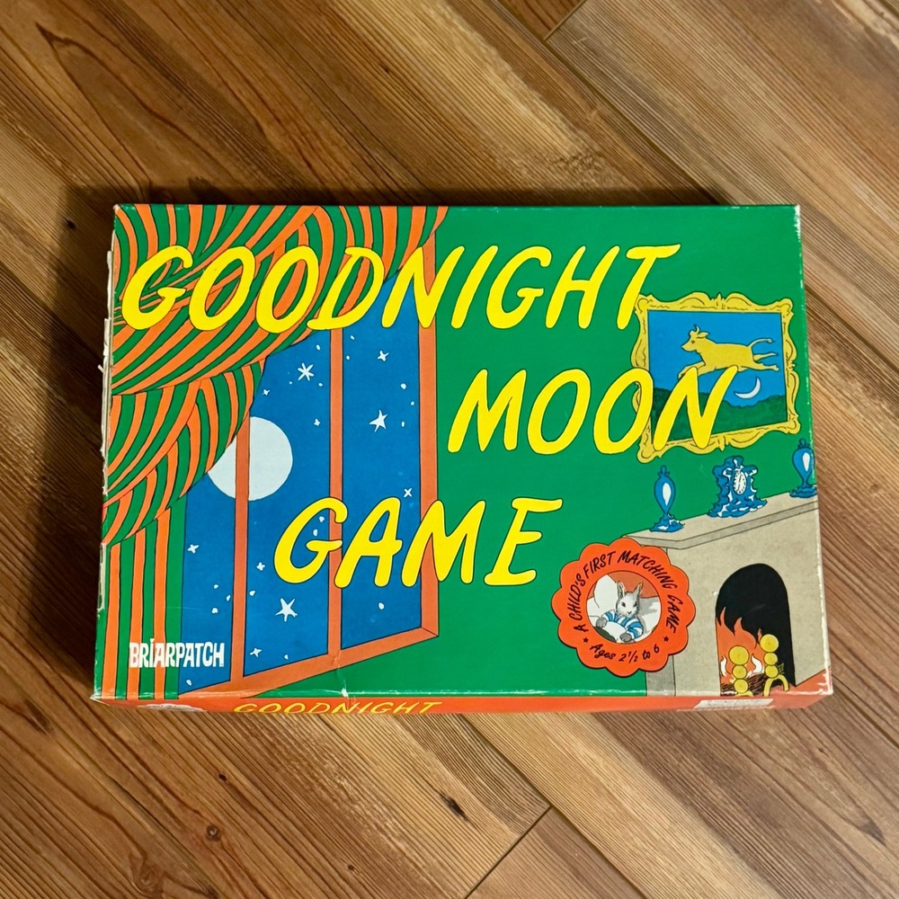 Vintage 90s Goodnight Moon Board Game Briarpatch Matching Memory Game Complete